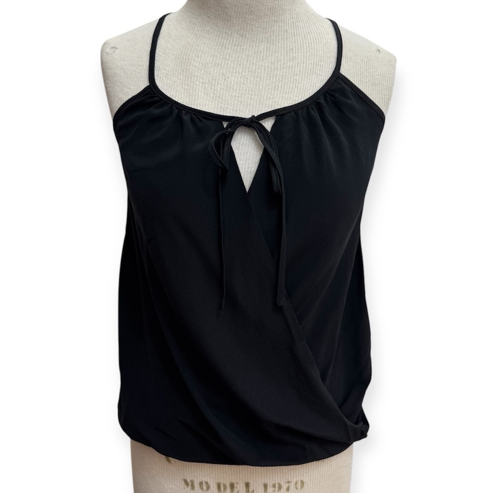 Amanda Uprichard 100% Silk Wrap Crossover Cami Sleeveless Top